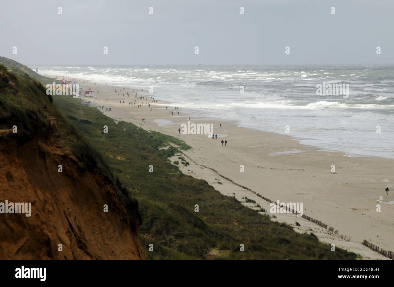 Strandpromenade Stockfoto