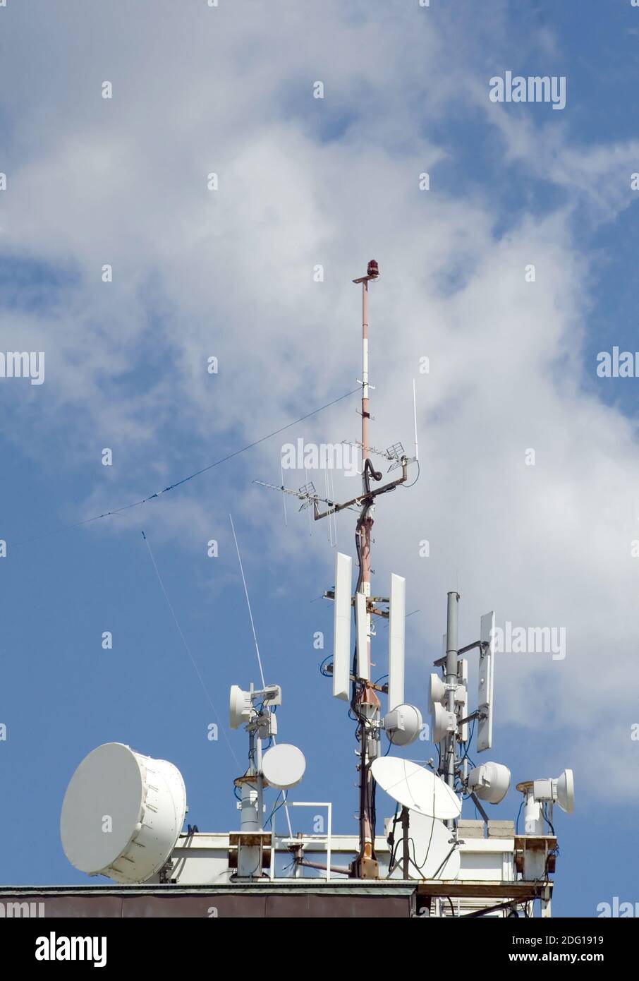 GSM-Antennen Stockfoto