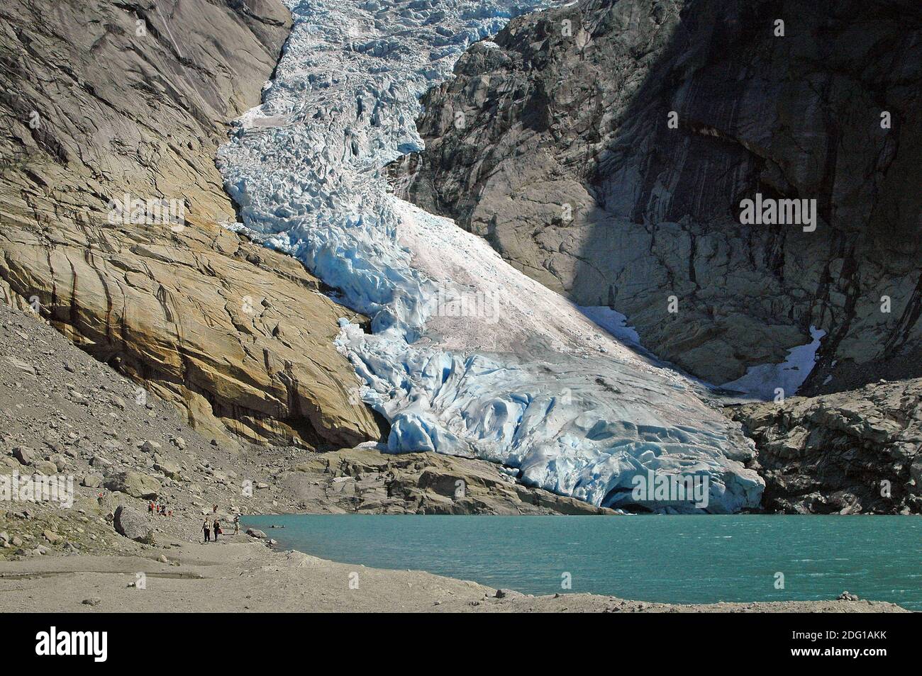 Gletscher in Fiordland Stockfoto