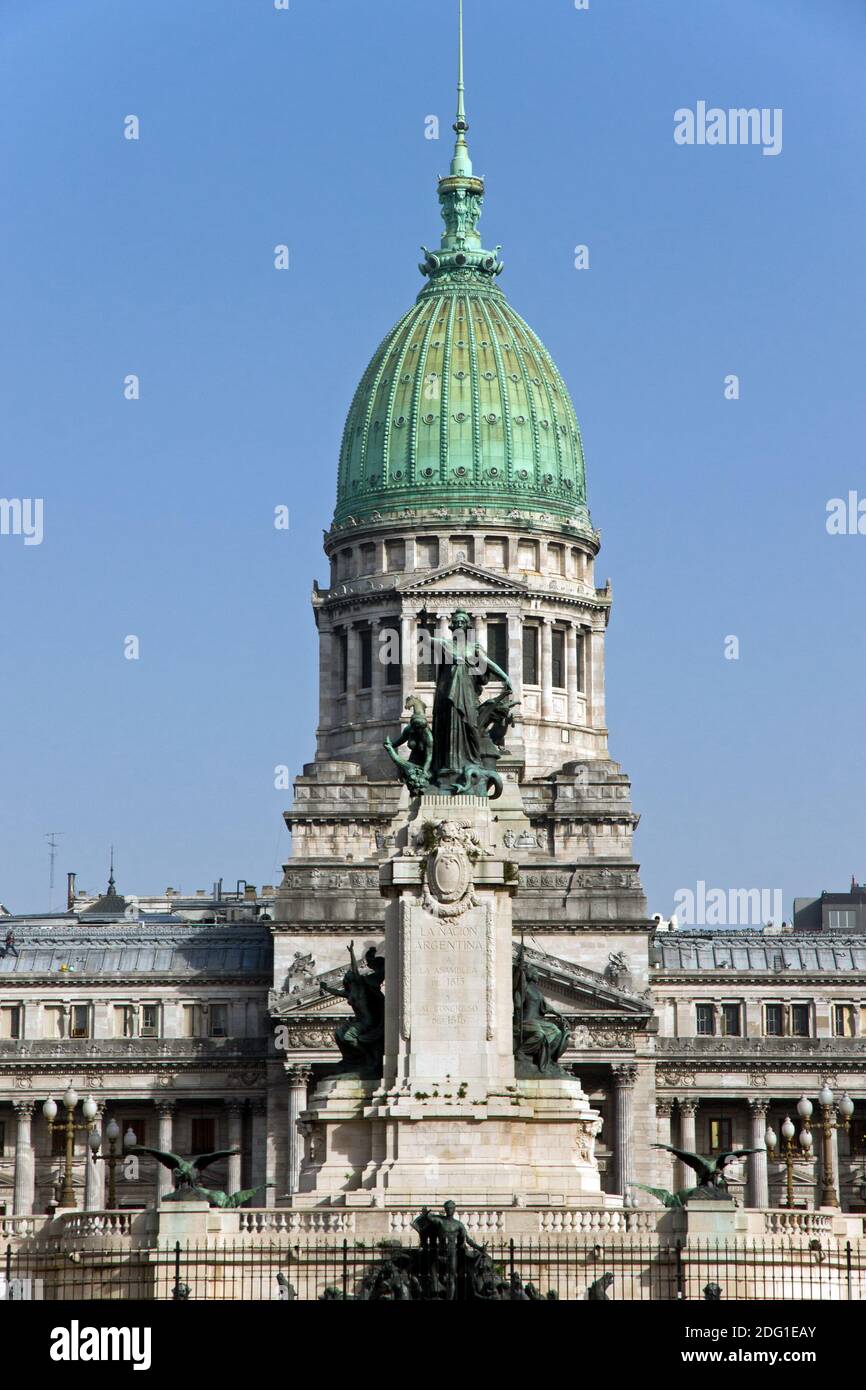 Palacio del Congreso in Argentinien Stockfoto
