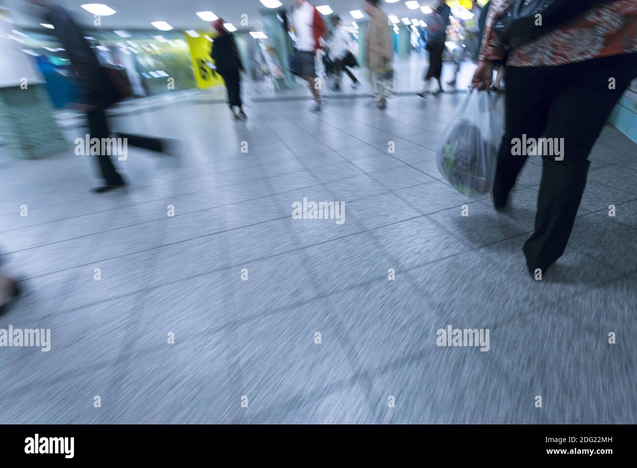 Alltagshektik Stockfoto