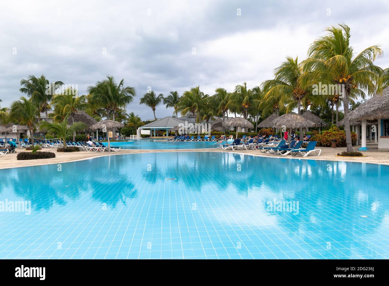 Touristenresort 'Las Dunas' wird von Melia Hotels betrieben und liegt In Cayo Santa Maria Stockfoto