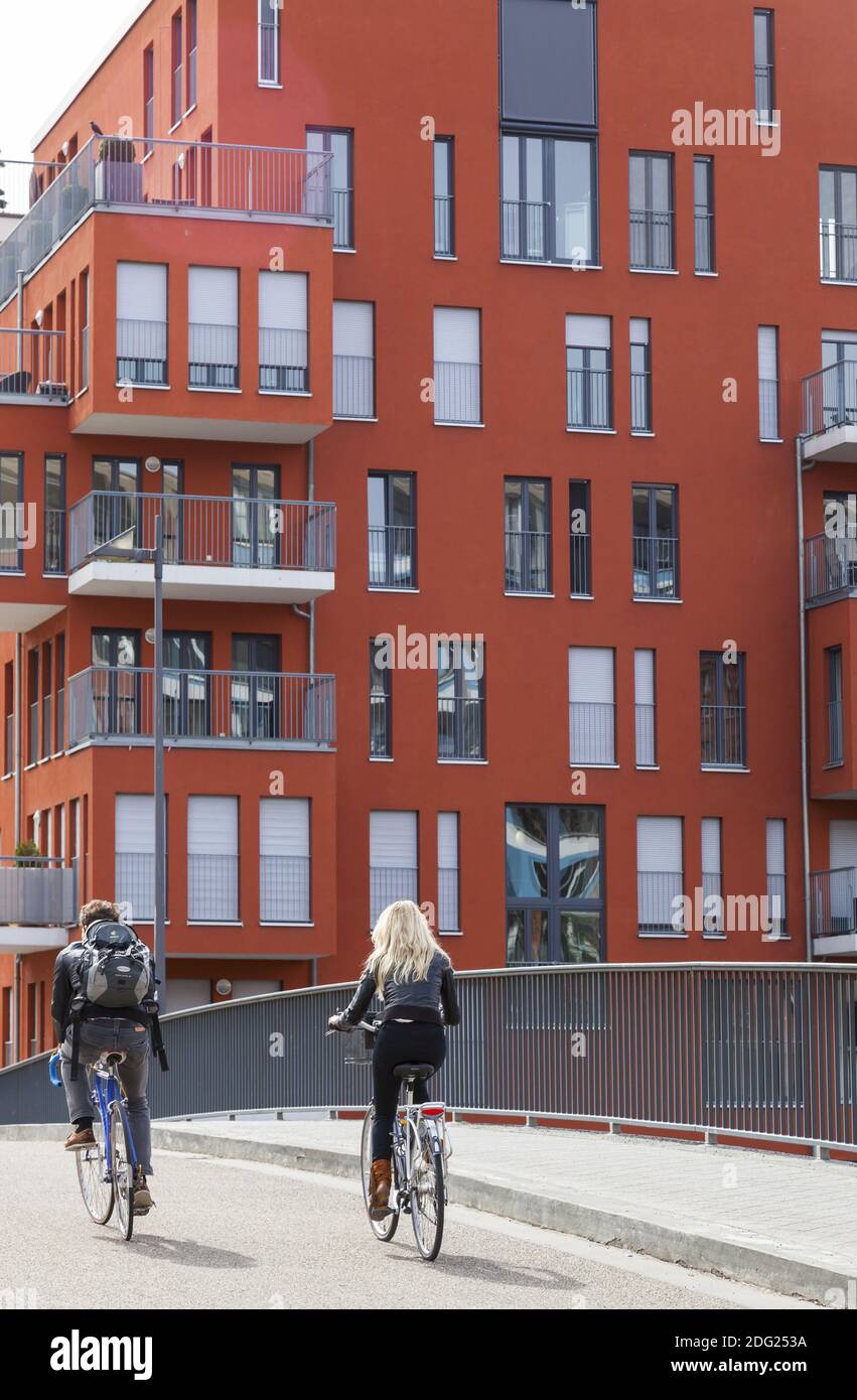 Städtischer Zyklus Stockfoto