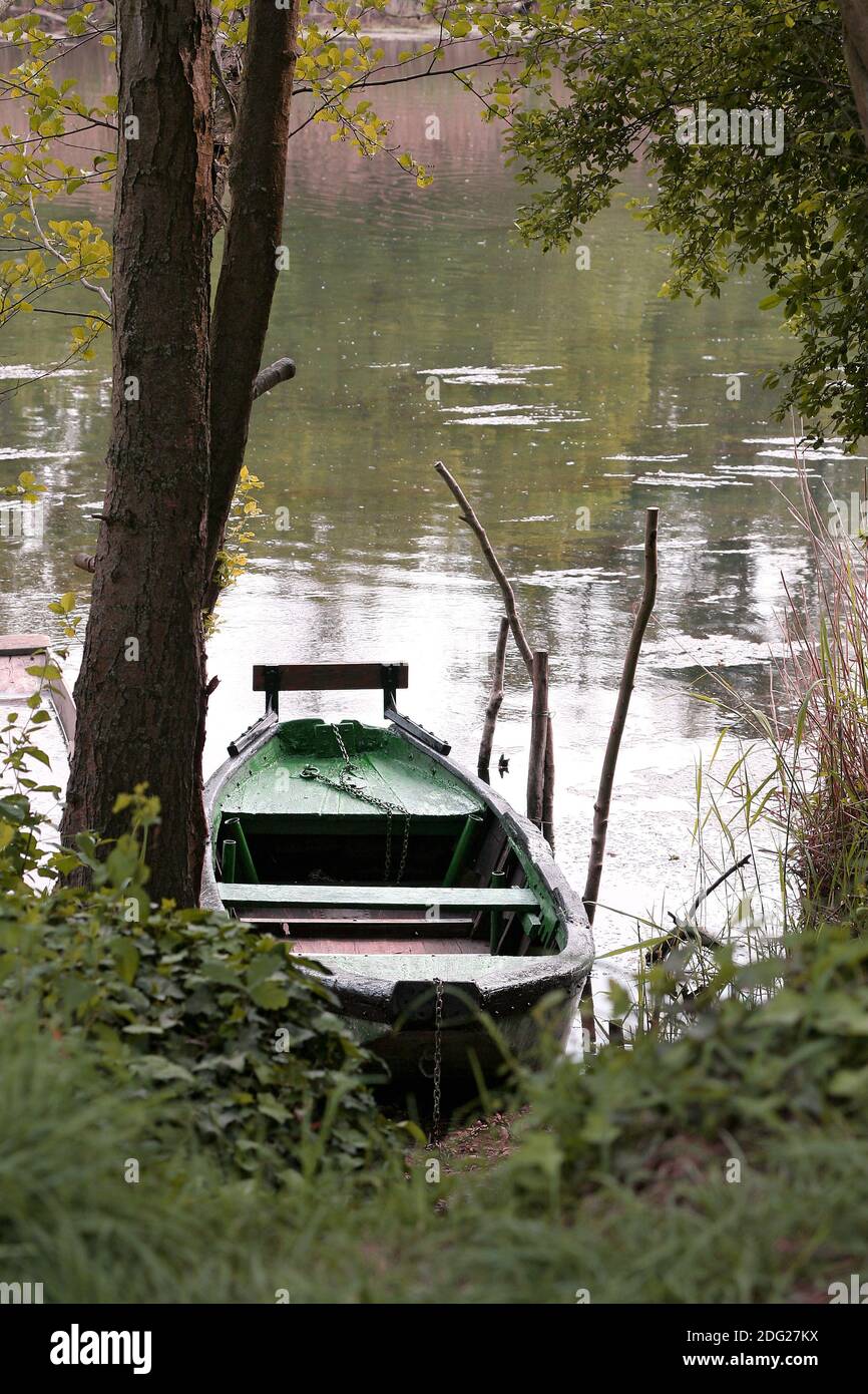 Ruderboot Stockfoto