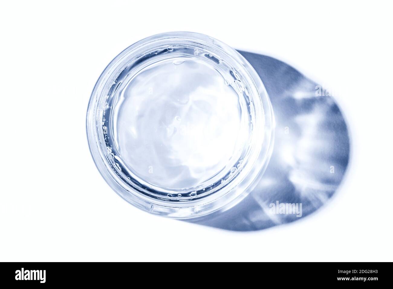 Glas Hyaluronic Hyalurongel für das Gesicht. Stockfoto