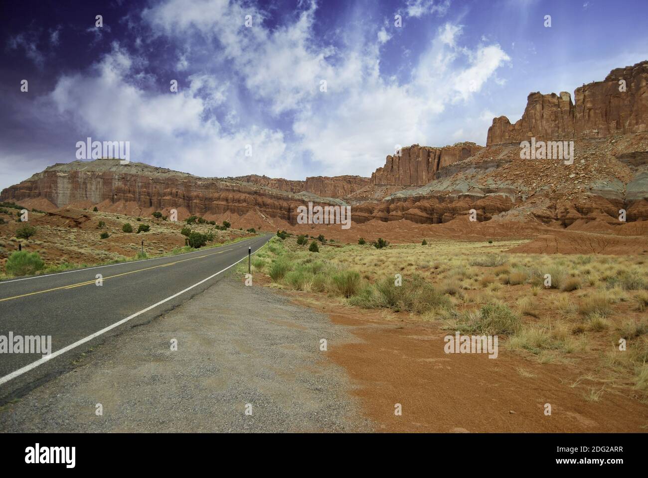 Im Monument Valley Stockfoto