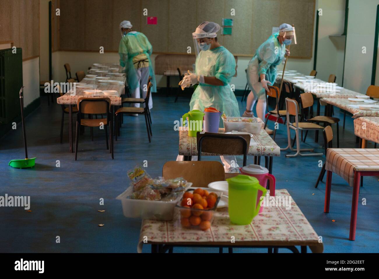 Roma, Italien: Öffentliche Schule in den Tagen des Corona Virus. © Andrea Sabbadini Stockfoto