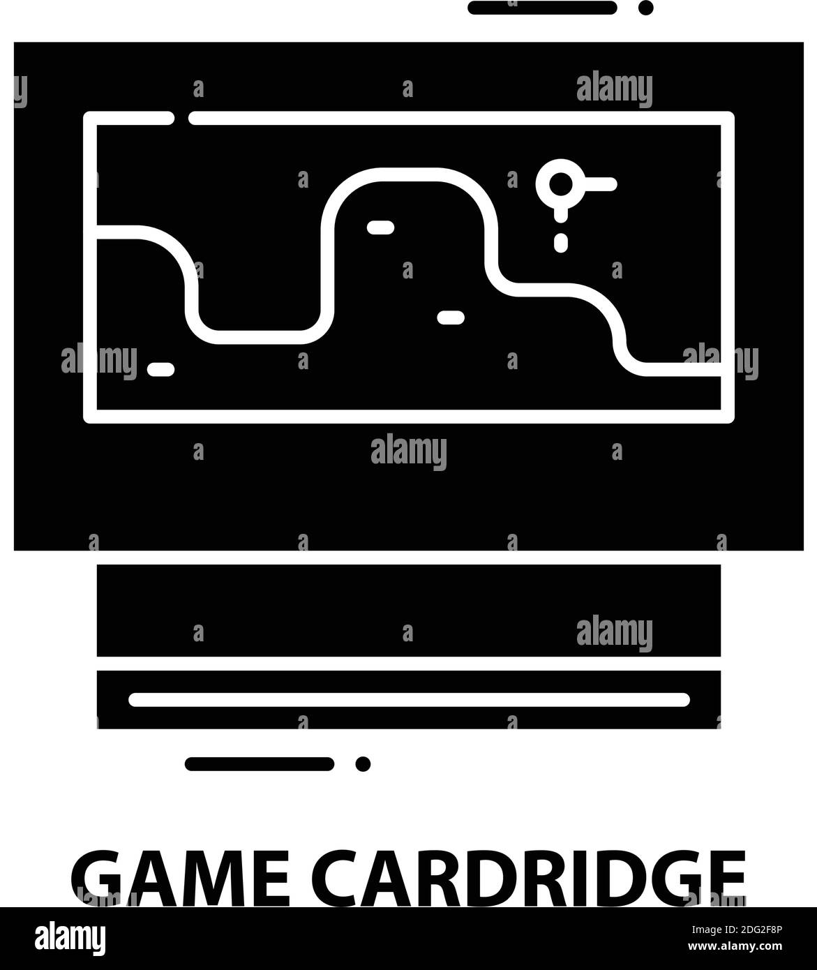 Spielkartensymbol, schwarzes Vektorzeichen mit editierbaren Konturen, Konzeptdarstellung Stock Vektor