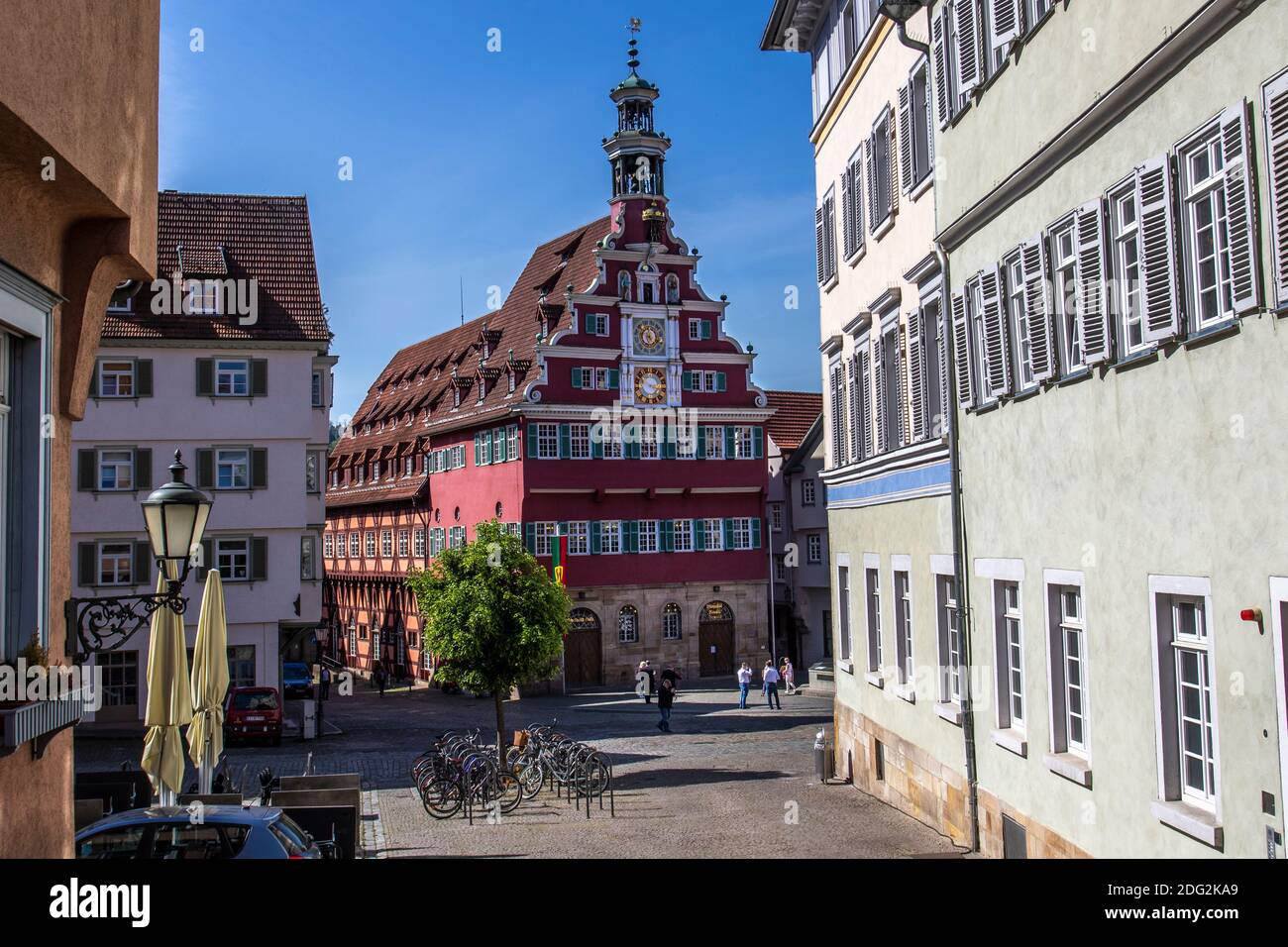 Esslingen am Neckar, Altes Rathaus, Baden-Württemberg, Deutschland, Deutschland Stockfoto