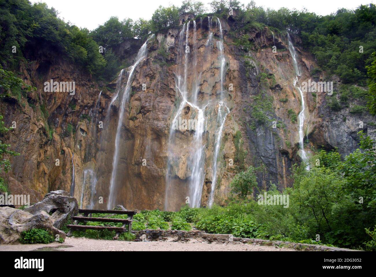 Nationalpark Plitvicka Jezera Stockfoto