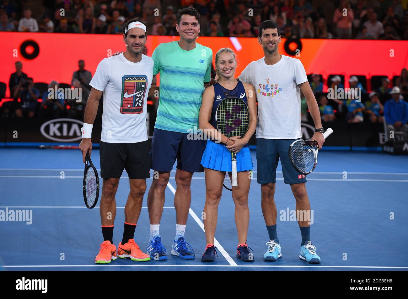 Roger Federer Switzerland Novak Djokovic Stockfotos und -bilder Kaufen -  Alamy