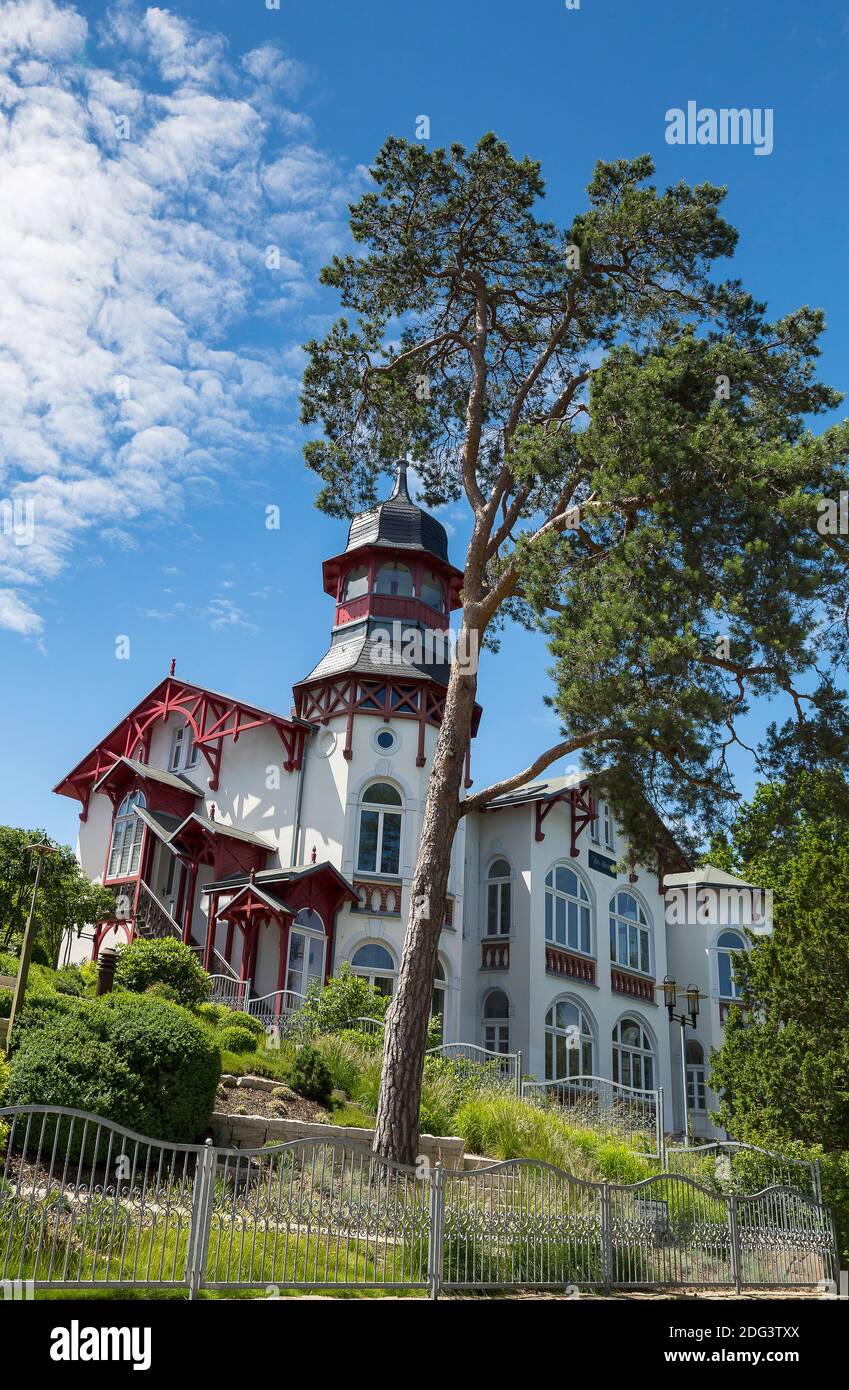 Schöne Villa Stockfoto