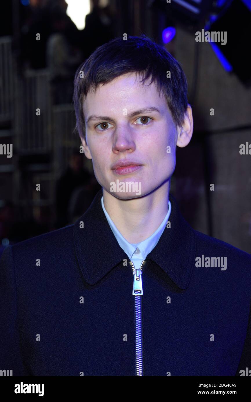 Saskia de Brauw bei der Lanvin Menswear Herbst/Winter 2017-2018 Show in Paris, Frankreich am 22. Januar 2017. Foto von Alban Wyters/ABACAPRESS.COM Stockfoto