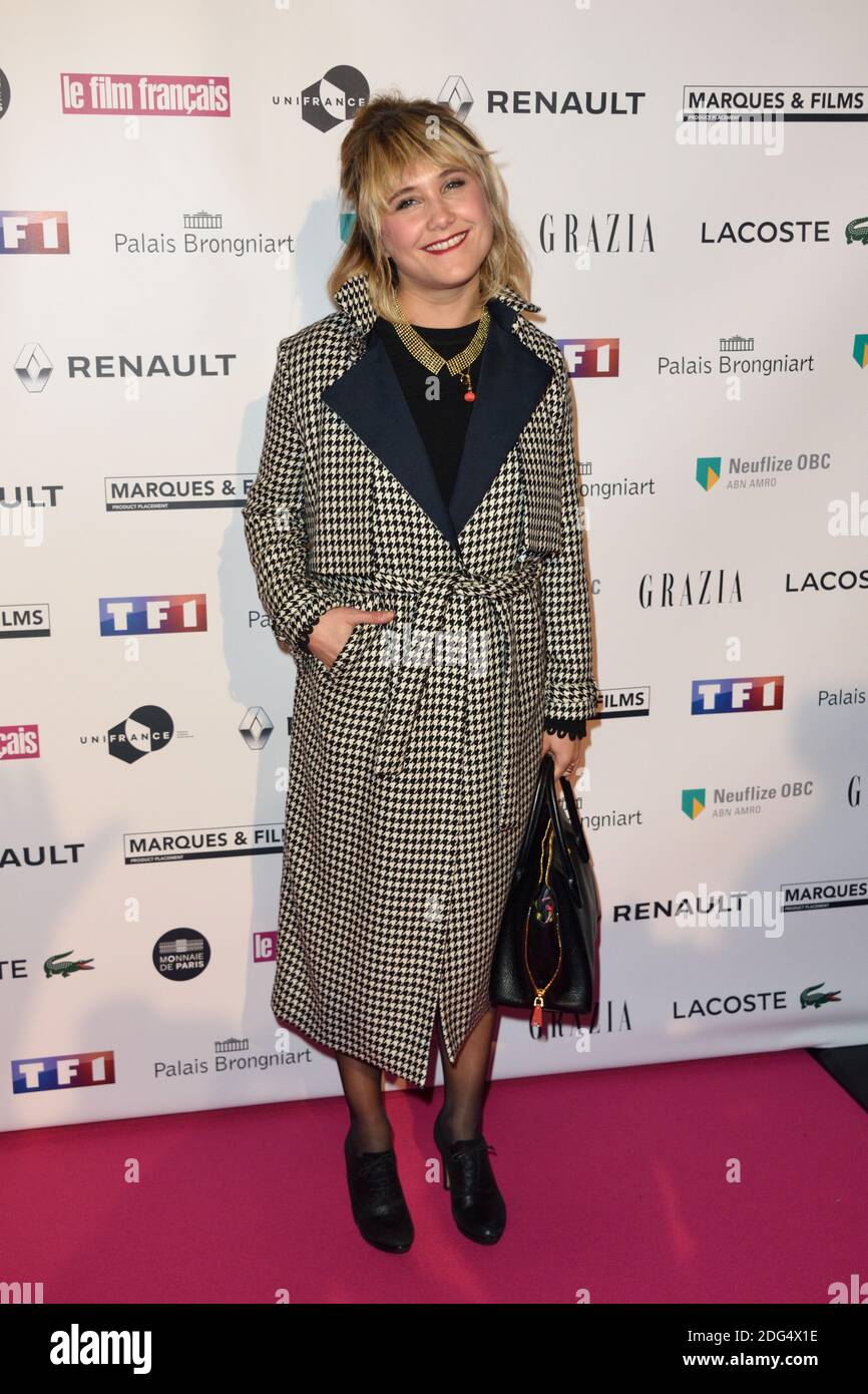 Berangere Krief bei der 24. Zeremonie "Trophees Du Film Francais" im Palais Brongniart in Paris, Frankreich am 2. Februar 2017. Foto von Alban Wyters/ABACAPRESS.COM Stockfoto