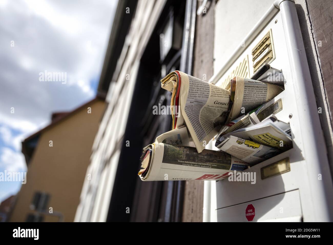 Einbruchzeit Stockfoto