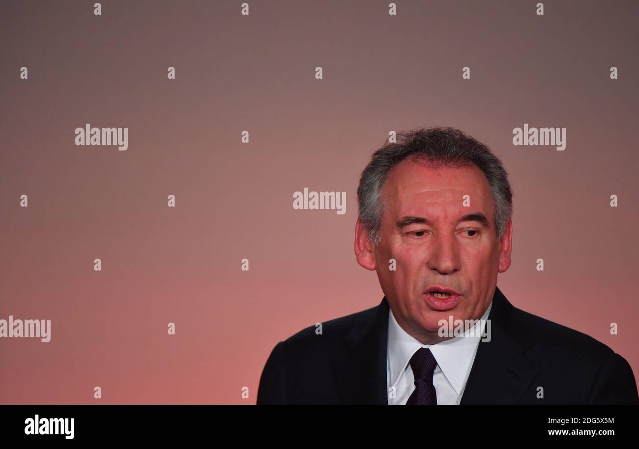 Der französische MitteRechtsParteimodemPräsident Francois Bayrou
