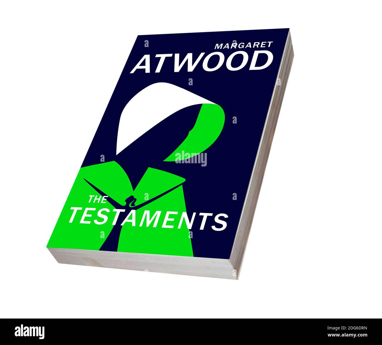 Seitenansicht von Testaments , Buch von Margaret Atwood, Fortsetzung der Geschichte der Magd. Stockfoto