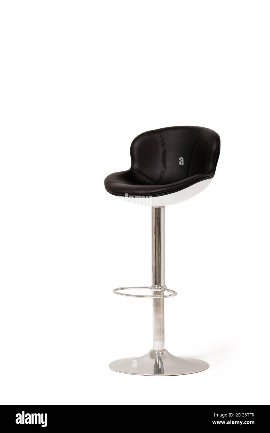 Leder Barhocker Stockfoto