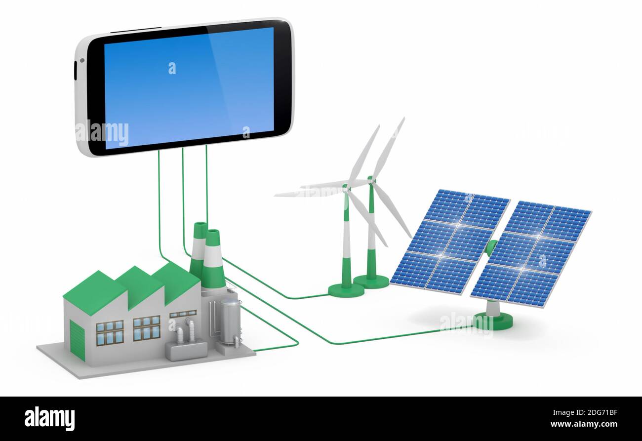 Umweltfreundliches Konzept. Stockfoto