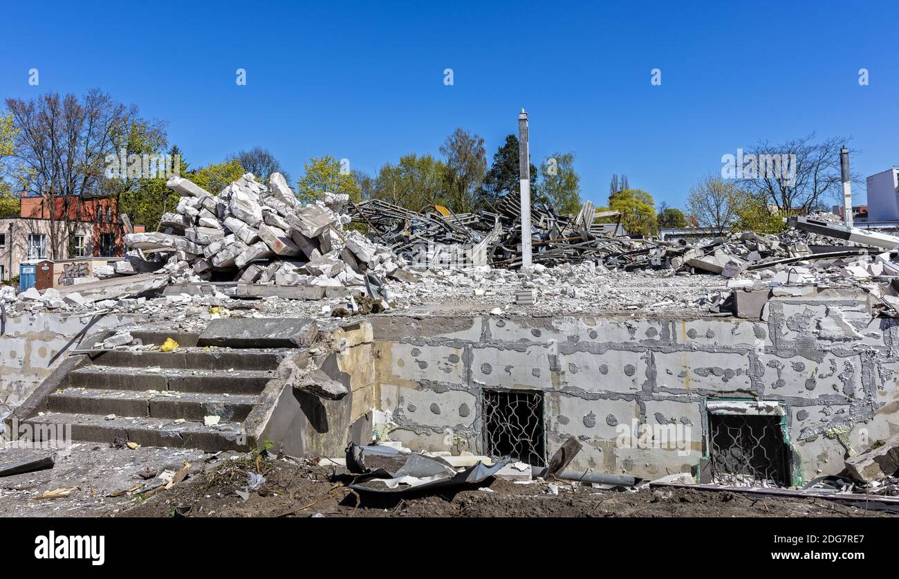 Bauschutt Stockfoto
