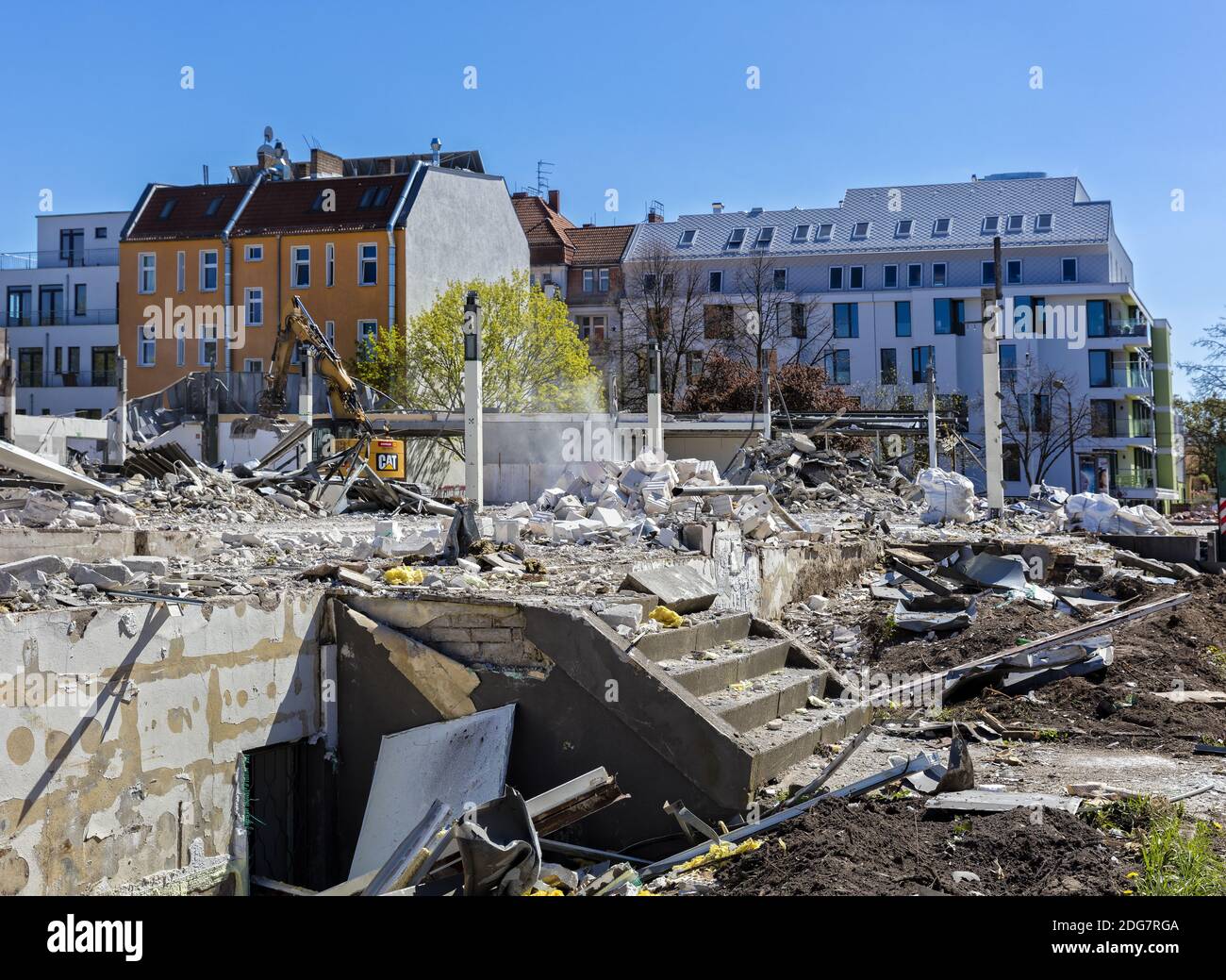 Bauschutt Stockfoto