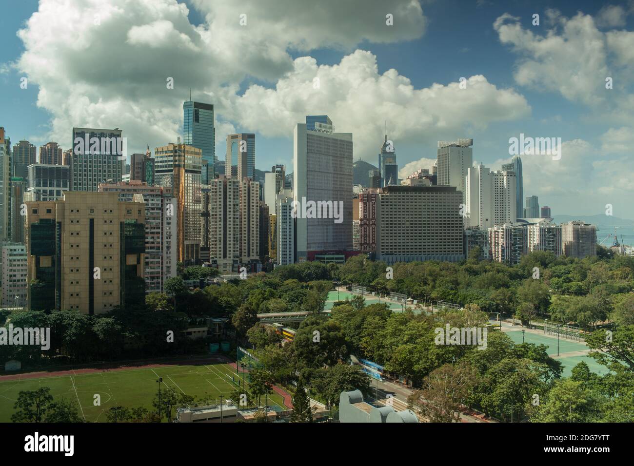 Hong Kong Stadtbild tagsüber Stockfoto