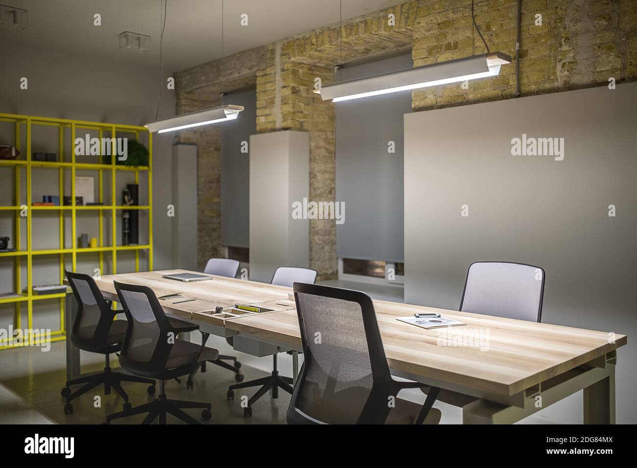 Büro im Loft-Stil Stockfoto