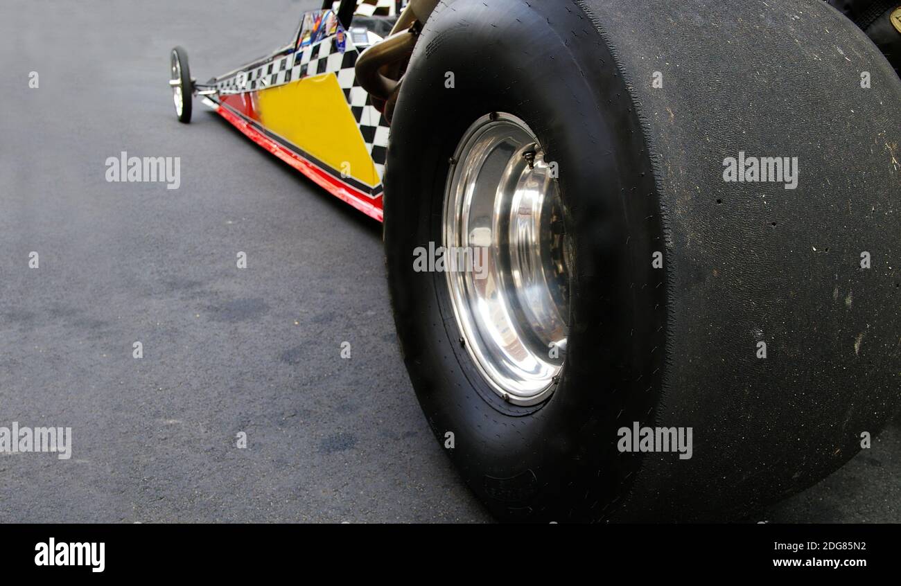 Dragster Rennwagen Stockfoto