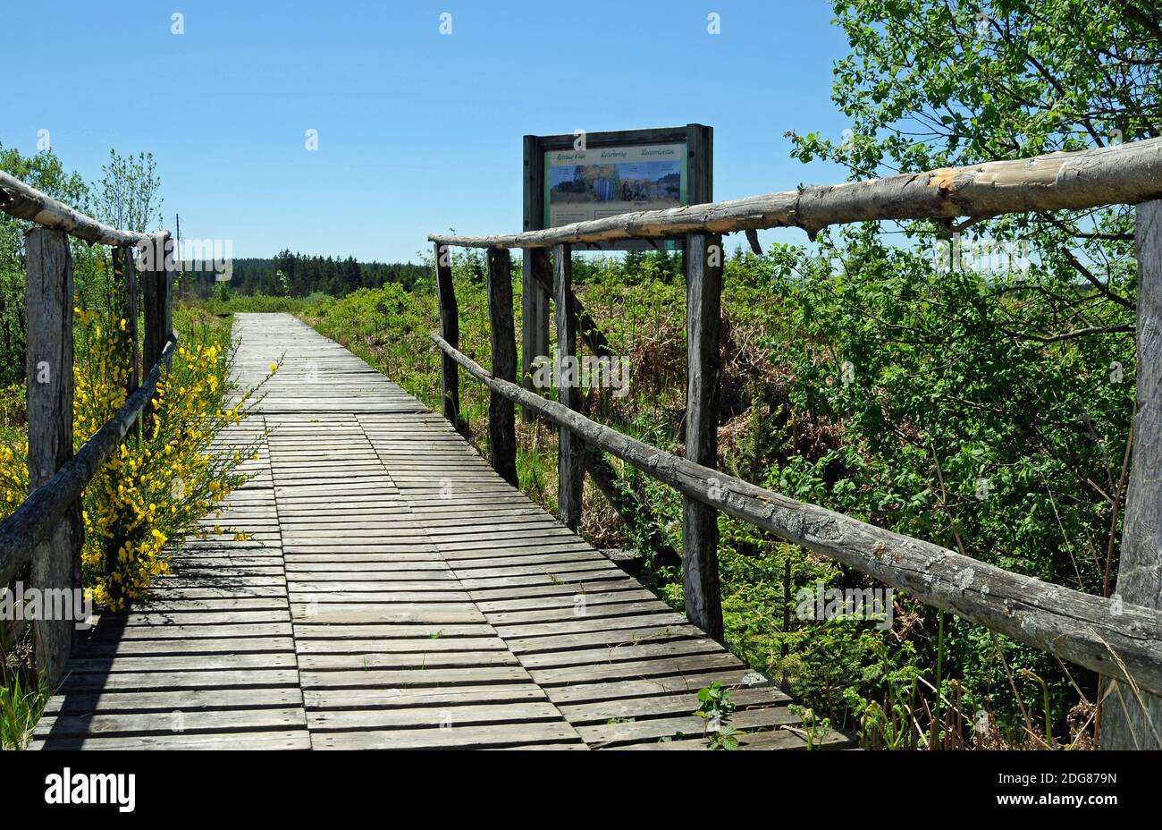 Vennplateau Stockfoto