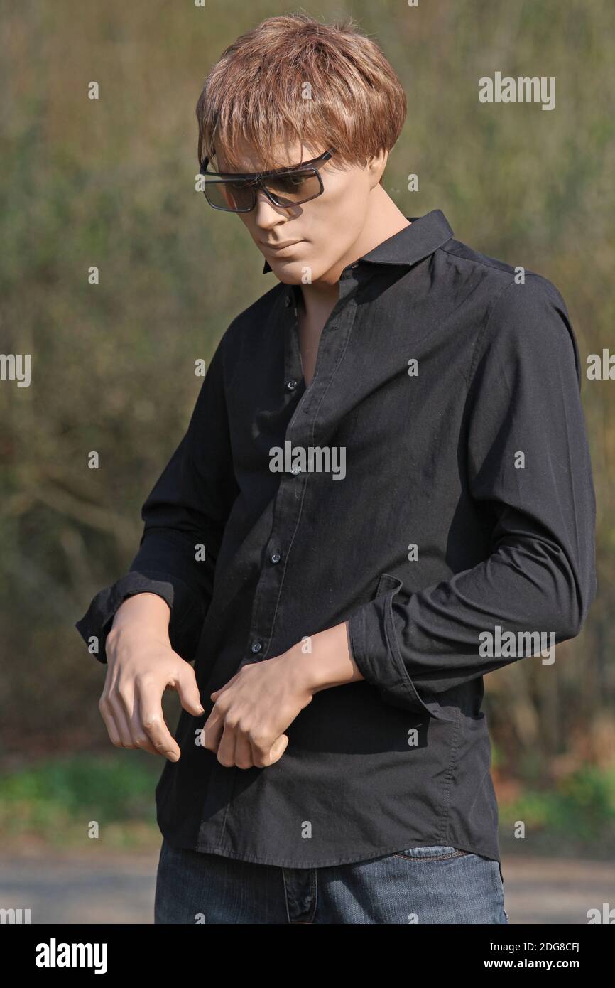 Schaufensterpuppe (männlich) Stockfoto