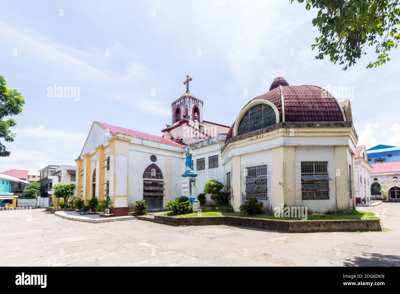 Die katholische Kirche des heiligen Johannes des Täufers in Daet, Camarines Norte, Philippinen Stockfoto