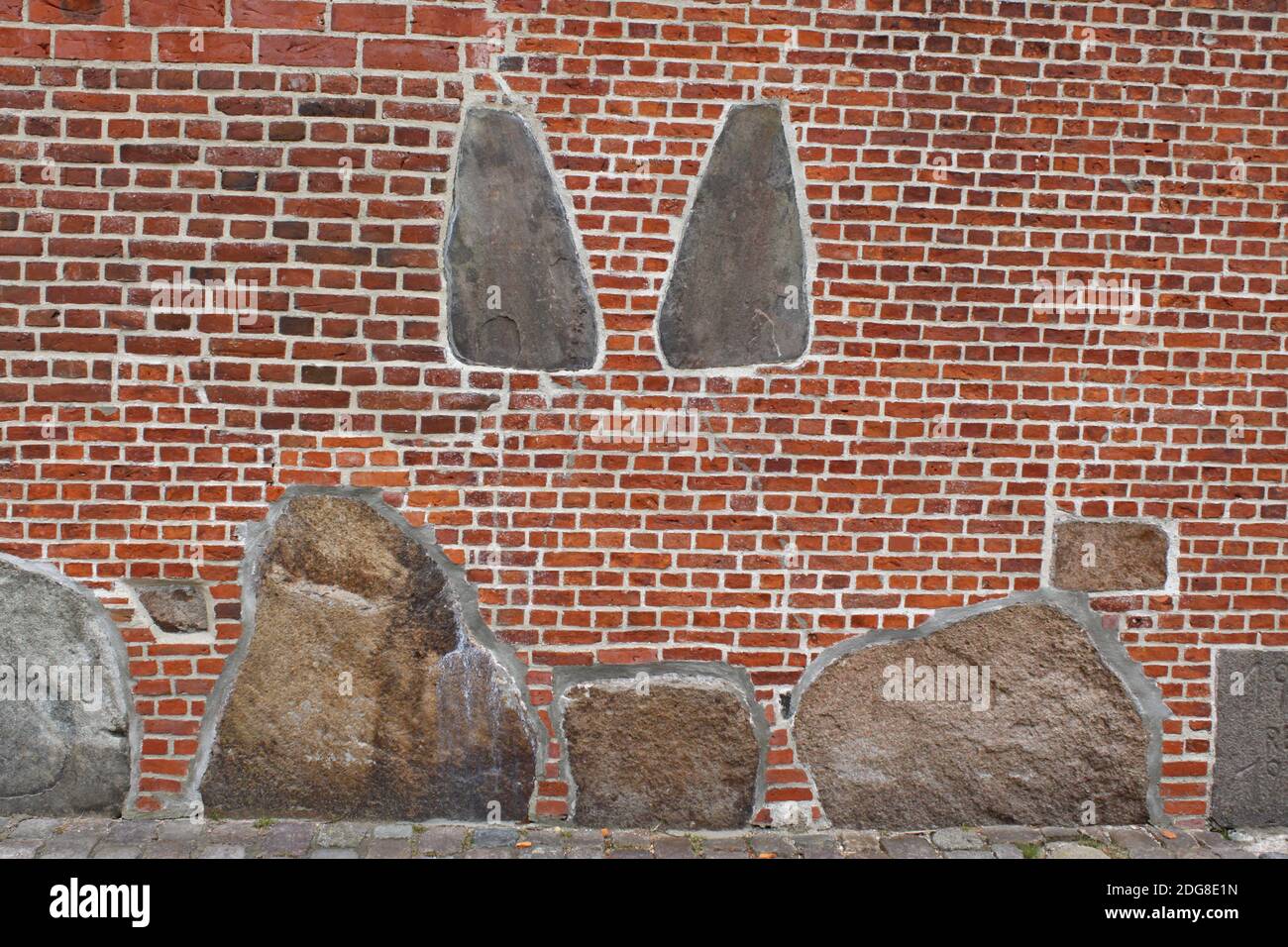 Detail der Kirche St. Severin, Keitum, Deutschland Stockfoto