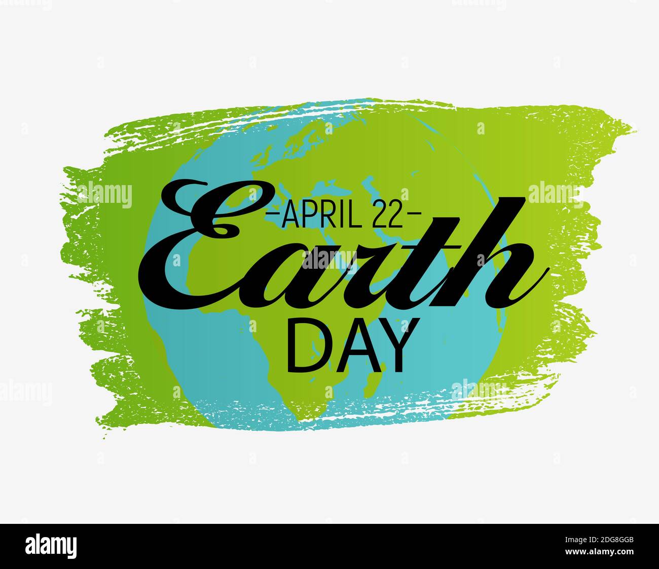 April 22, Earth Day Hintergrunddarstellung Stockfoto