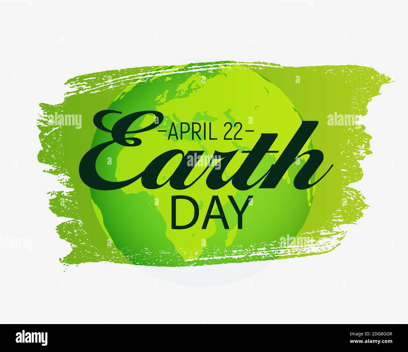 April 22, Earth Day Hintergrunddarstellung Stockfoto