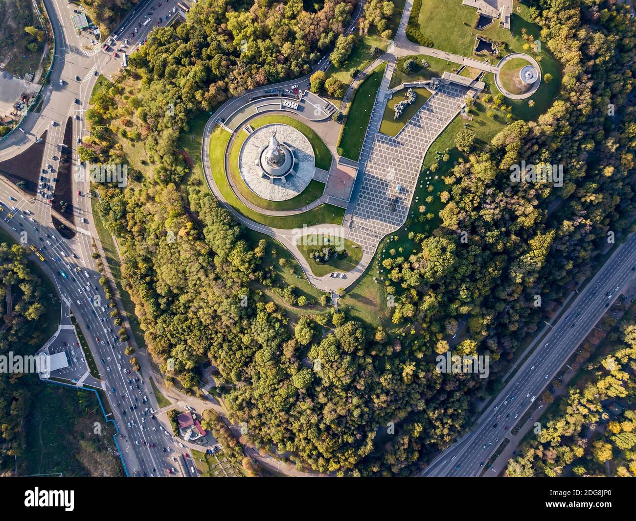 Luftbild von stadtbild Stockfoto