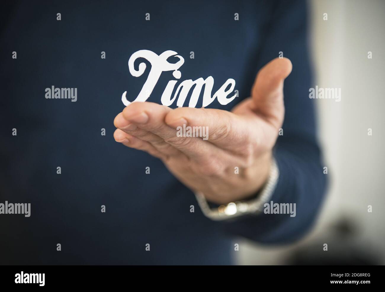 Geben Sie Zeit Stockfoto