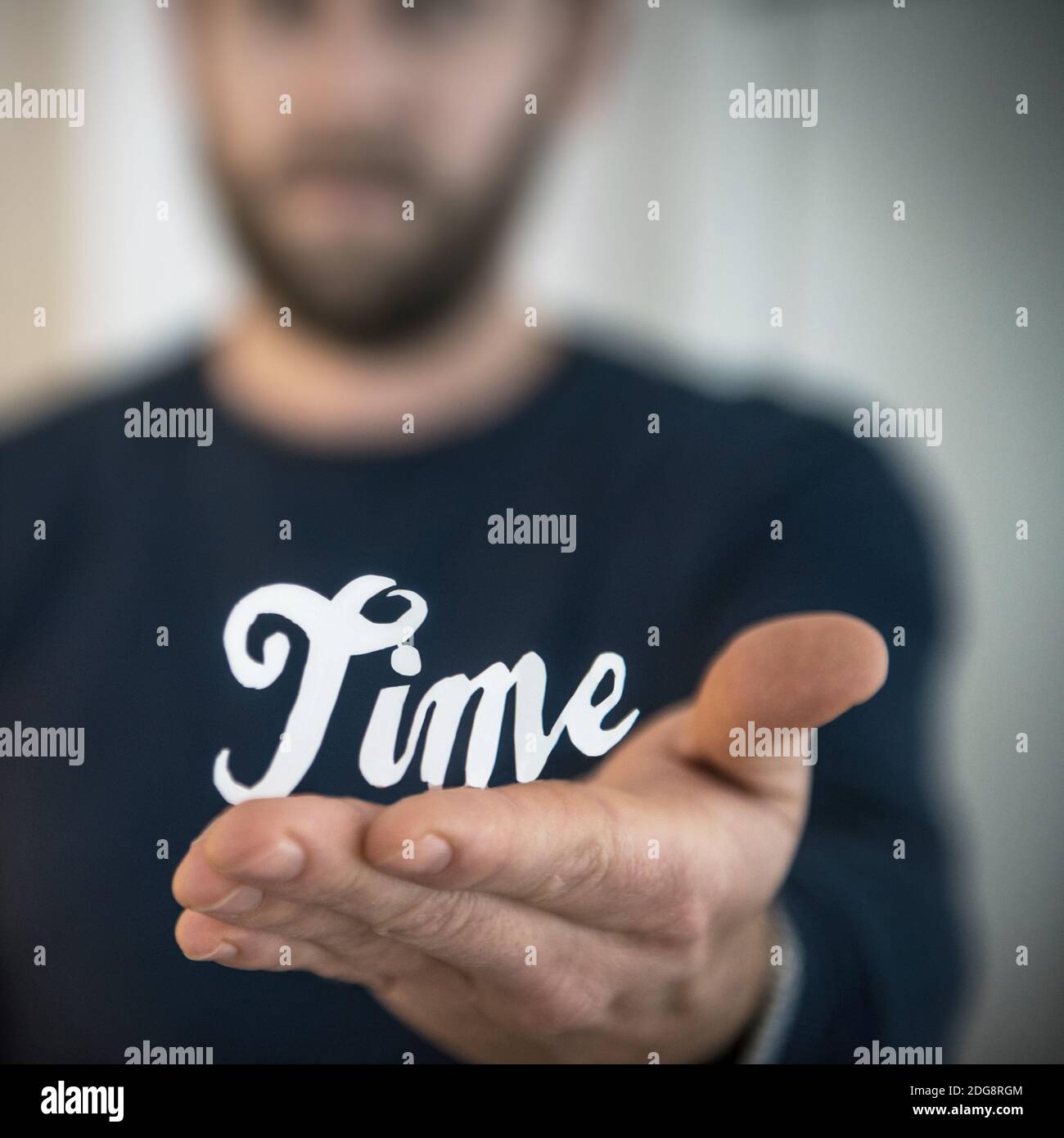 Geben Sie Zeit Stockfoto