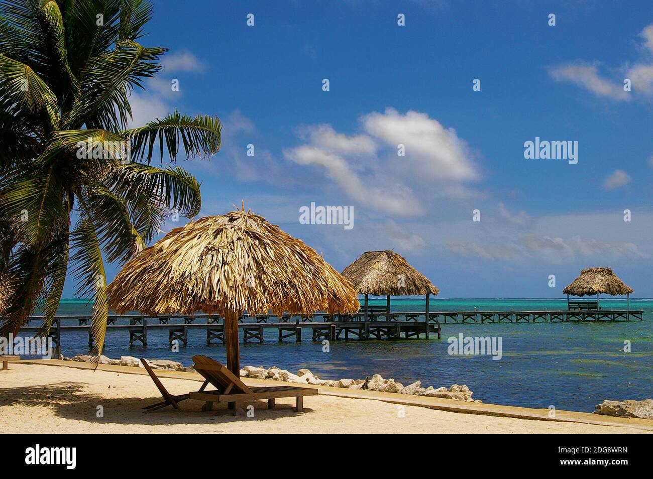 Ambergris Caye Belize Stockfoto