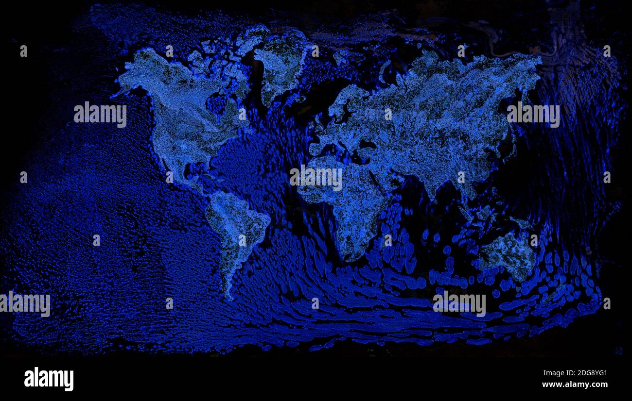 Globale Erwärmung der Ozeane Stockfoto