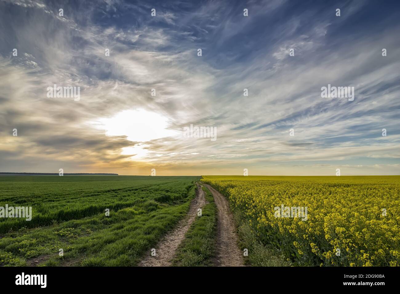 Landstraße Stockfoto