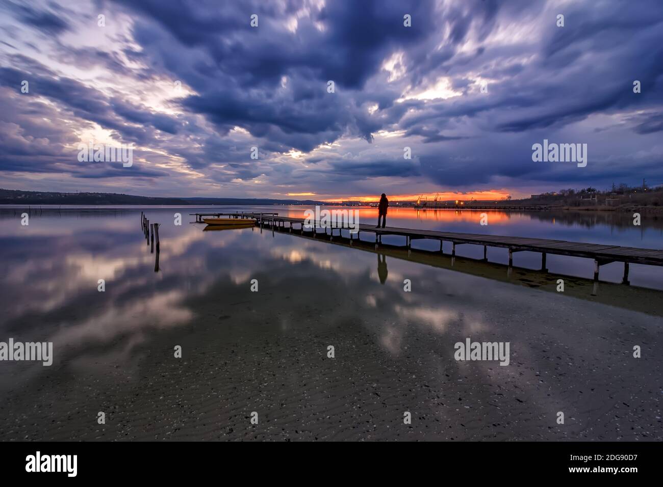 Unglaublich ruhige Aussicht Stockfoto