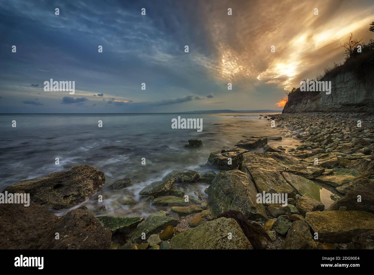 Felsige Küste Stockfoto