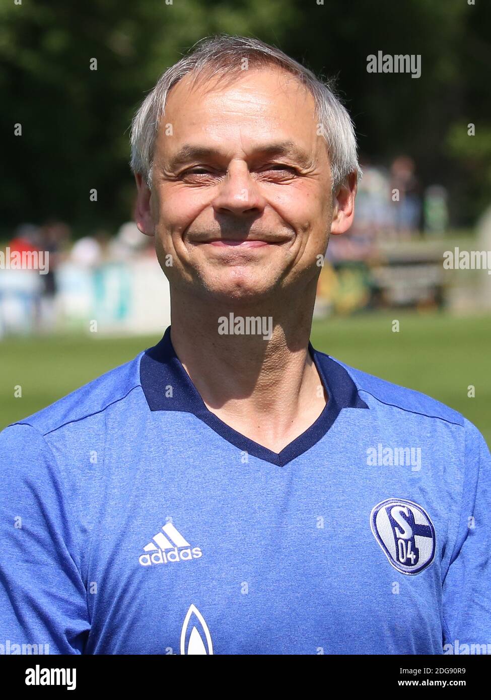 Ehemaliger deutscher Fußballspieler Olaf Thon Traditions-Team FC Schalke 04 Spiel in Quedlinburg 2018 Stockfoto