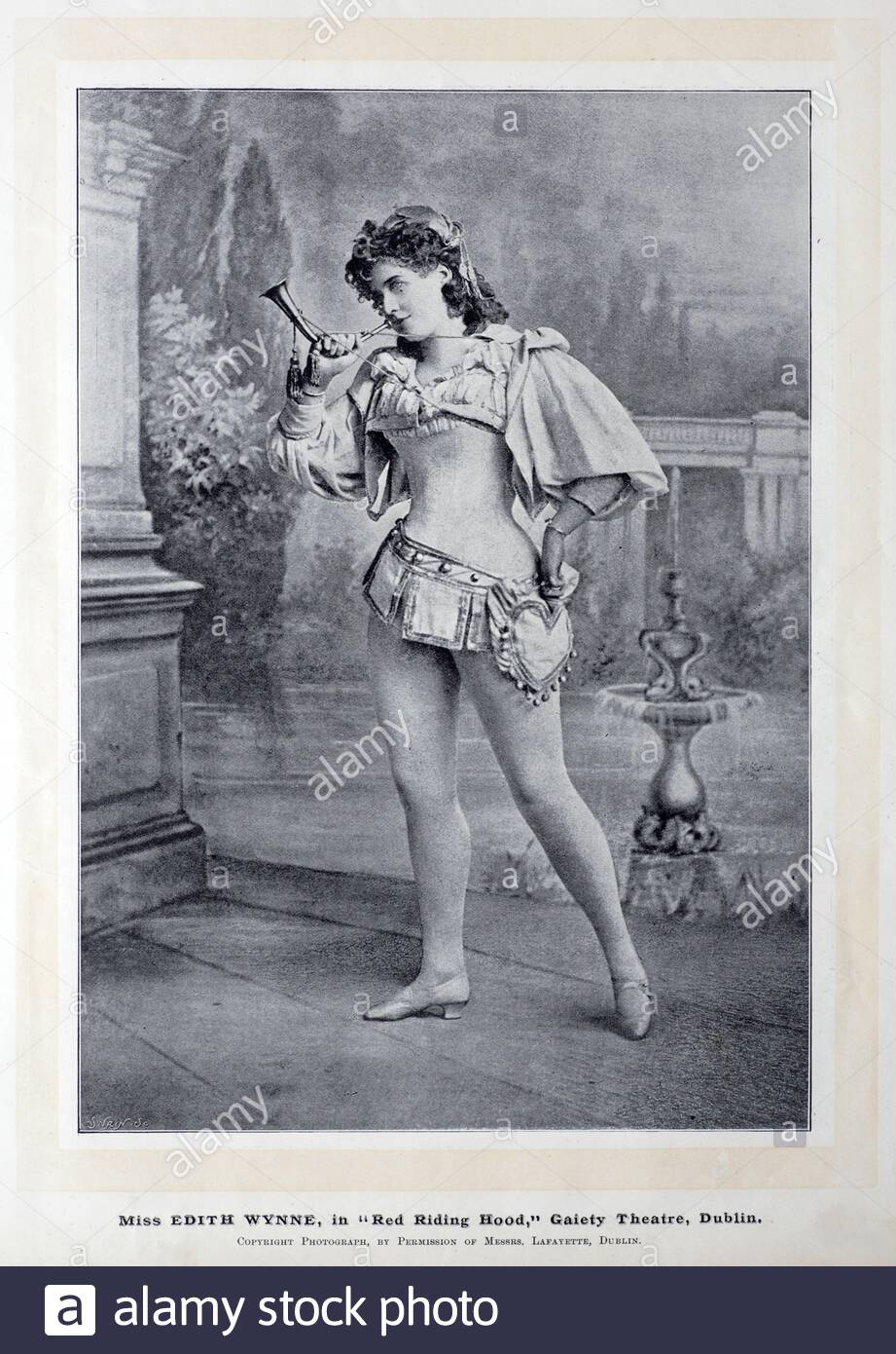 Edith Wynne, 1875 – 1955, war eine anglo-amerikanische Bühnenschauspielerin, Fotografie aus den 1890er Jahren Stockfoto