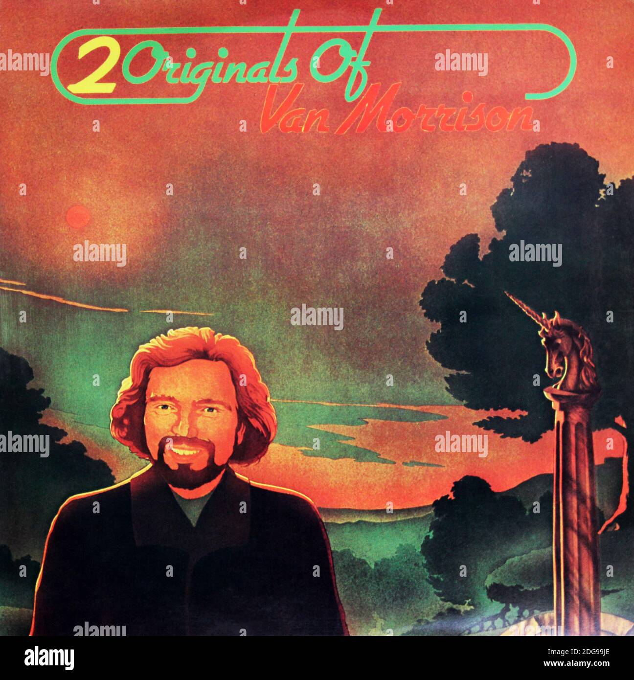 Van Morrison: 1974. Doppel-LP-Frontcover '2 Originals of Van Morrison' Stockfoto