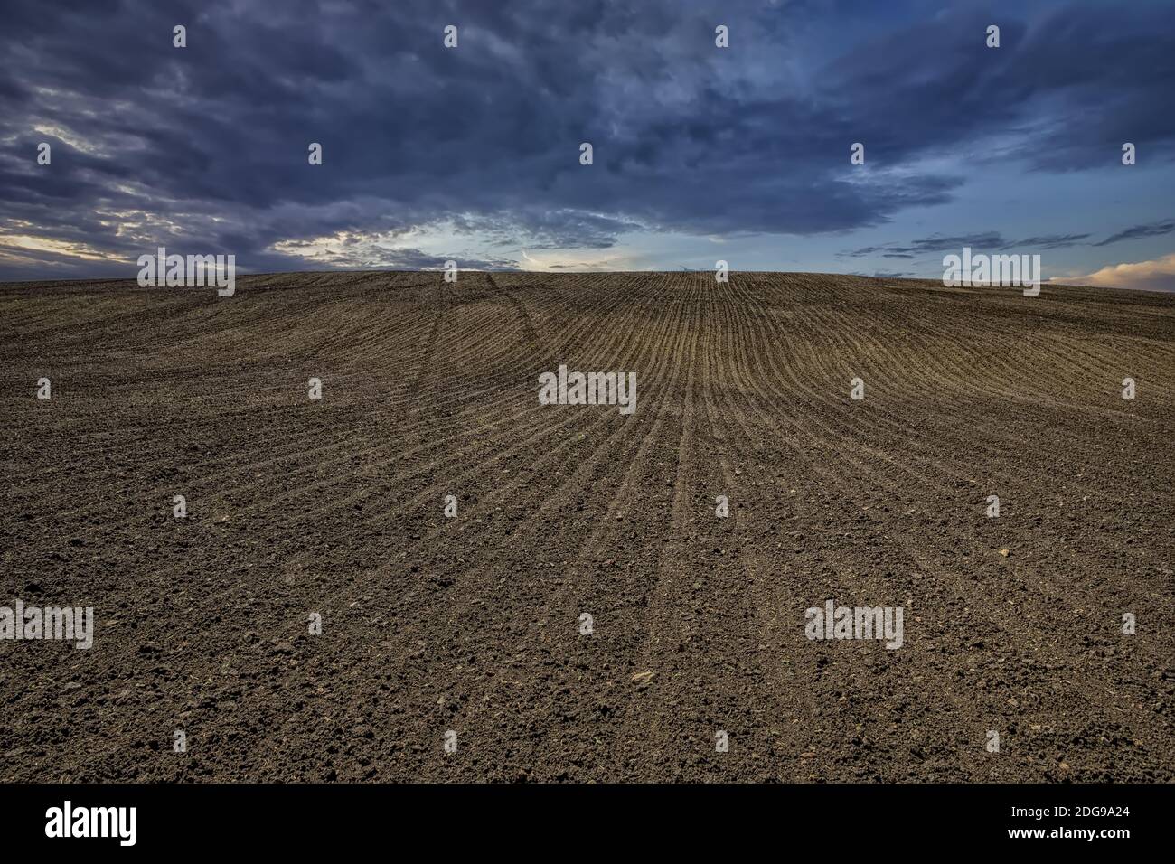 Bewölkter Himmel Szene Stockfoto