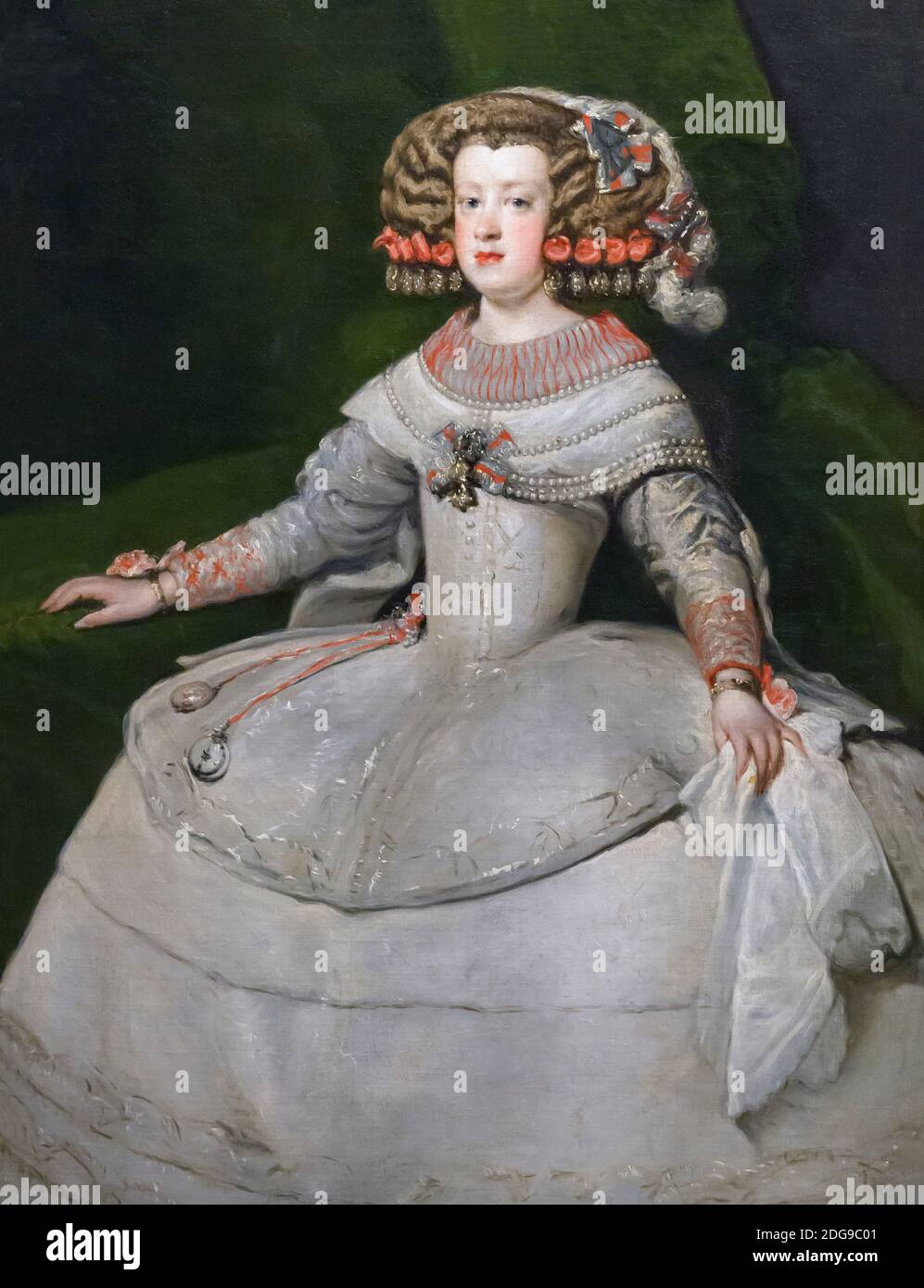 Infantin Maria Theresia, Diego Velazquez, 1653, Stockfoto