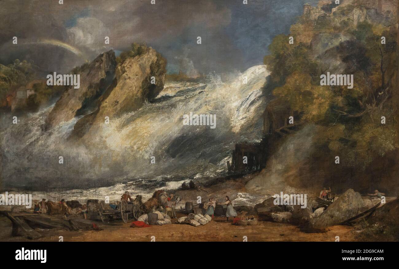 Rheinfall Schaffhausen, JMW Turner, um 1805-1806, Stockfoto