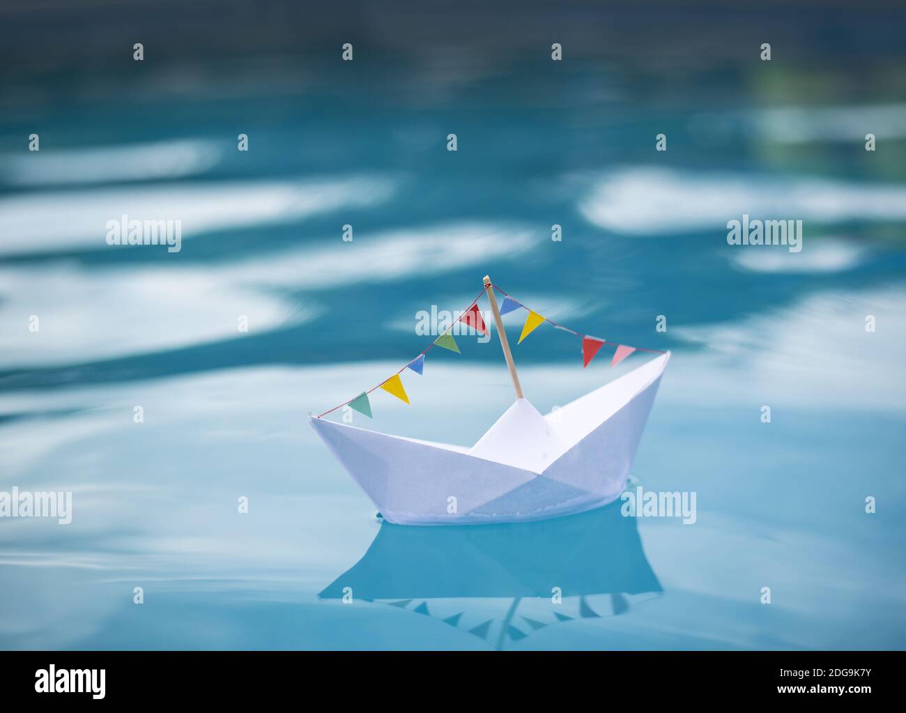 Party-Papierboot Stockfoto