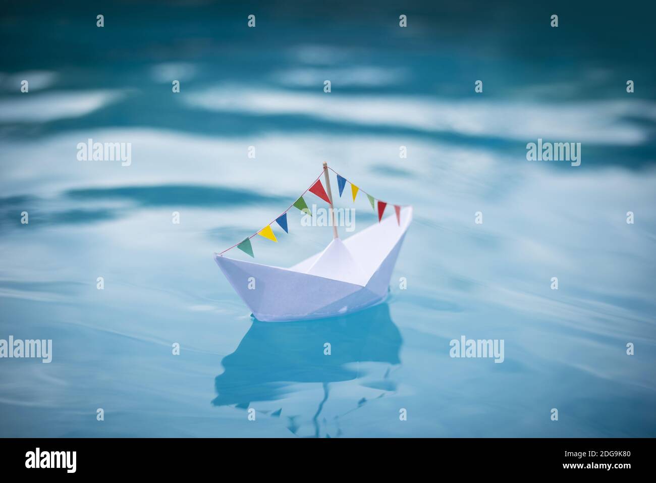 Party-Papierboot Stockfoto